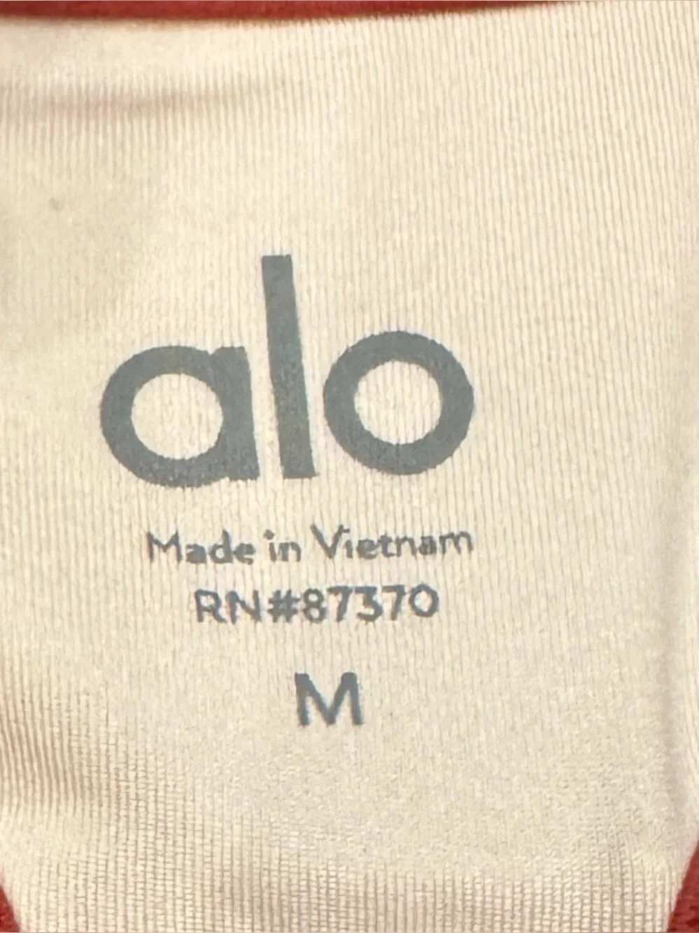 ALO Yoga Half Moon Sports Bra – Burnt Orange / Size Medium